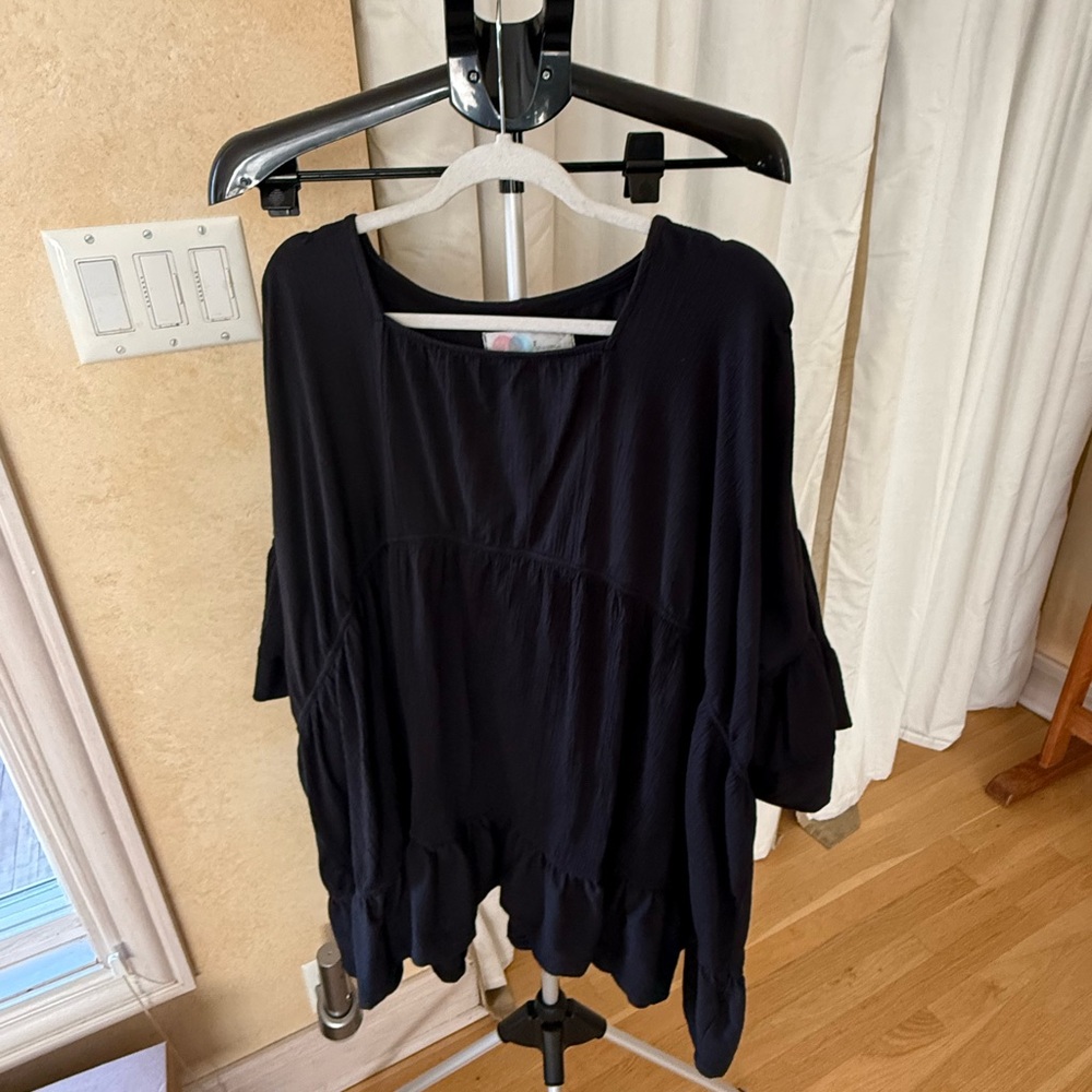 Free People Beach Black Dress